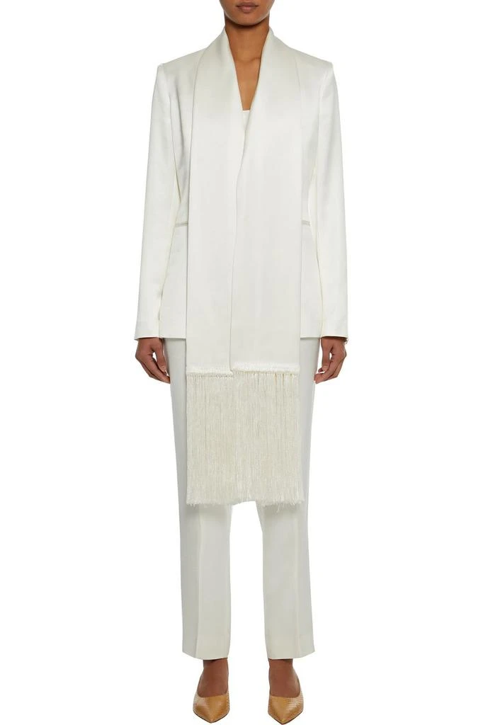 商品Gabriela Hearst|Hera fringed silk-satin blazer,价格¥4444,第2张图片详细描述