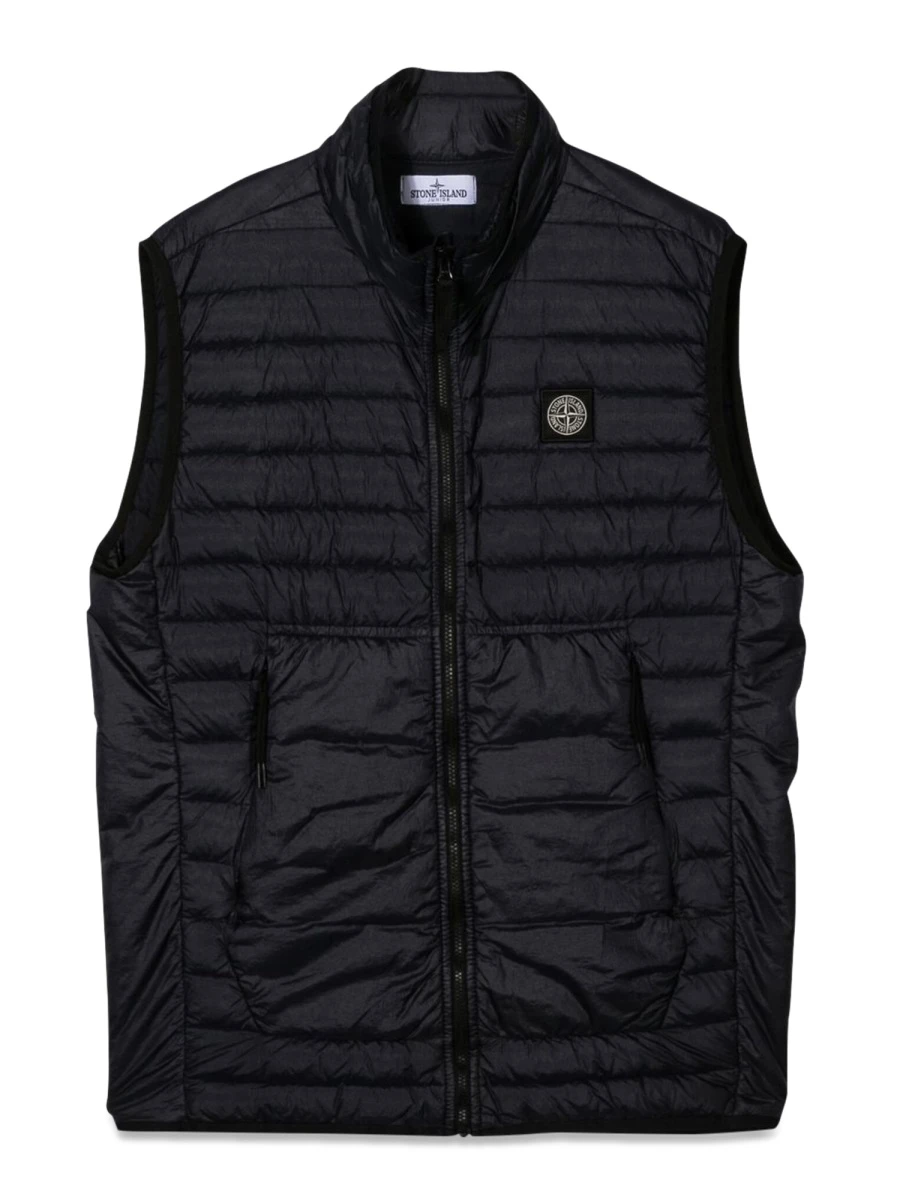 商品【商品预售7天】 Stone Island|Stone Island 男童马甲 7716G0332TV0020 深蓝色,价格¥1639,第5张图片详细描述