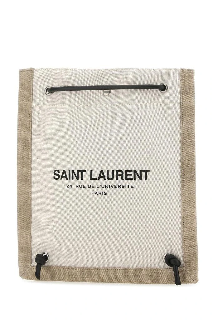 商品Yves Saint Laurent|Two-tone Canvas Université Crossbody Bag,价格¥4572,第3张图片详细描述