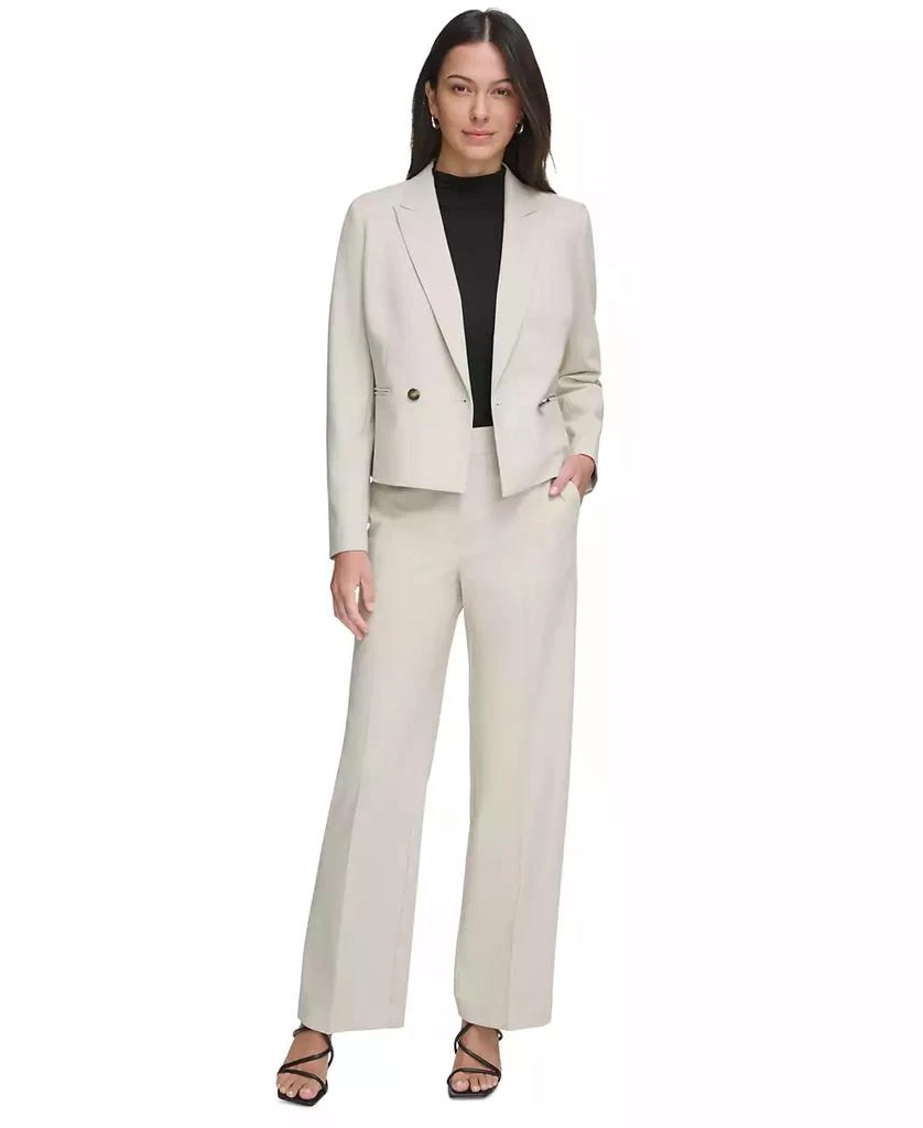 商品DKNY|Women's Peak-Lapel Button Blazer,价格¥1115,第4张图片详细描述