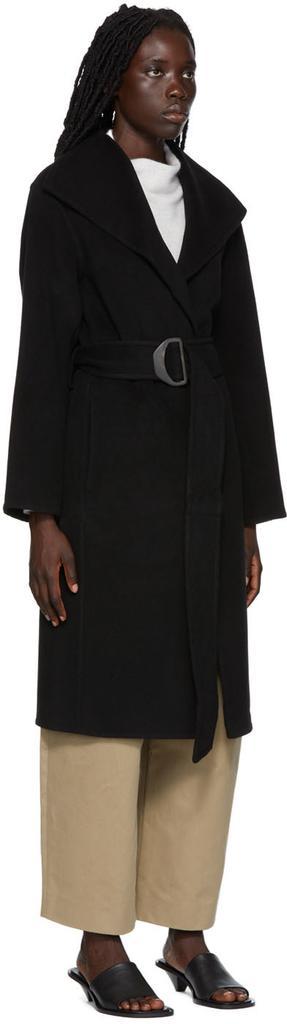 商品Vince|Black Belted Coat,价格¥8812,第4张图片详细描述