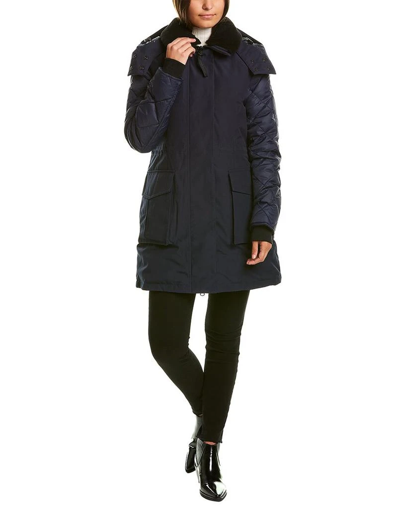商品Canada Goose|女式 加鹅 Elwin系列 黑标系列 派克大衣,价格¥5533,第3张图片详细描述