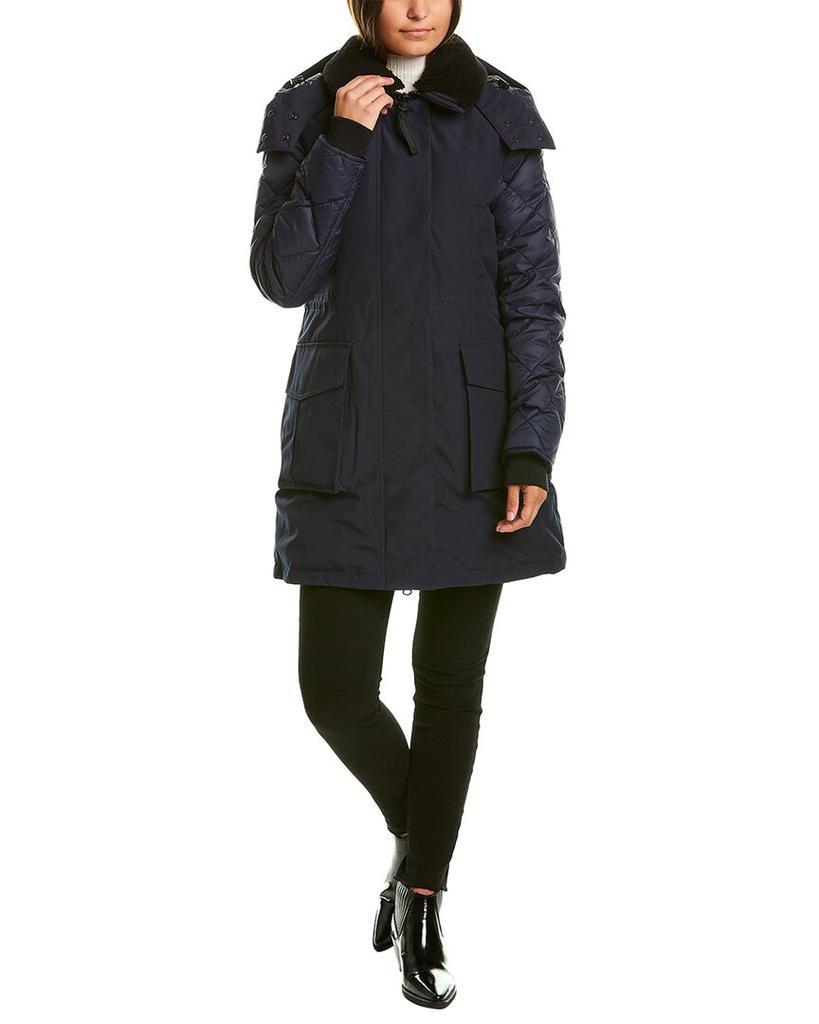 商品Canada Goose|女式 加鹅 Elwin系列 黑标系列 派克大衣,价格¥5305,第5张图片详细描述