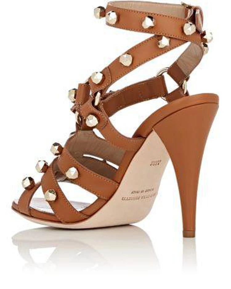 商品Alberta Ferretti|Studded Leather Sandals,价格¥2895,第3张图片详细描述