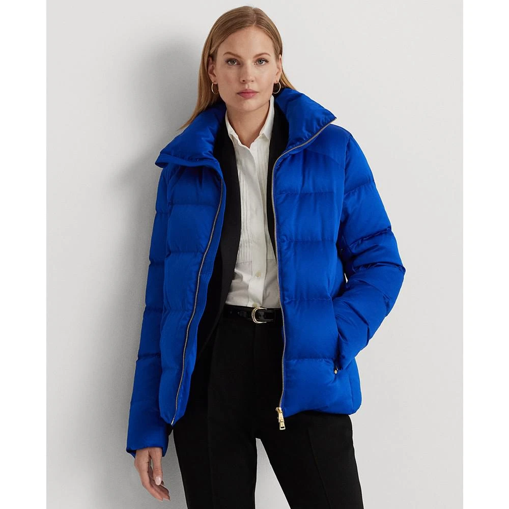 商品Ralph Lauren|Women's Water-Repellent Satin Down Coat,价格¥2890,第1张图片