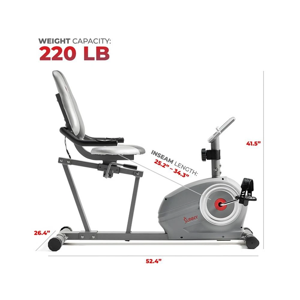 Essentials Series Magnetic Smart Recumbent Bike, Sf-Rb422003 商品