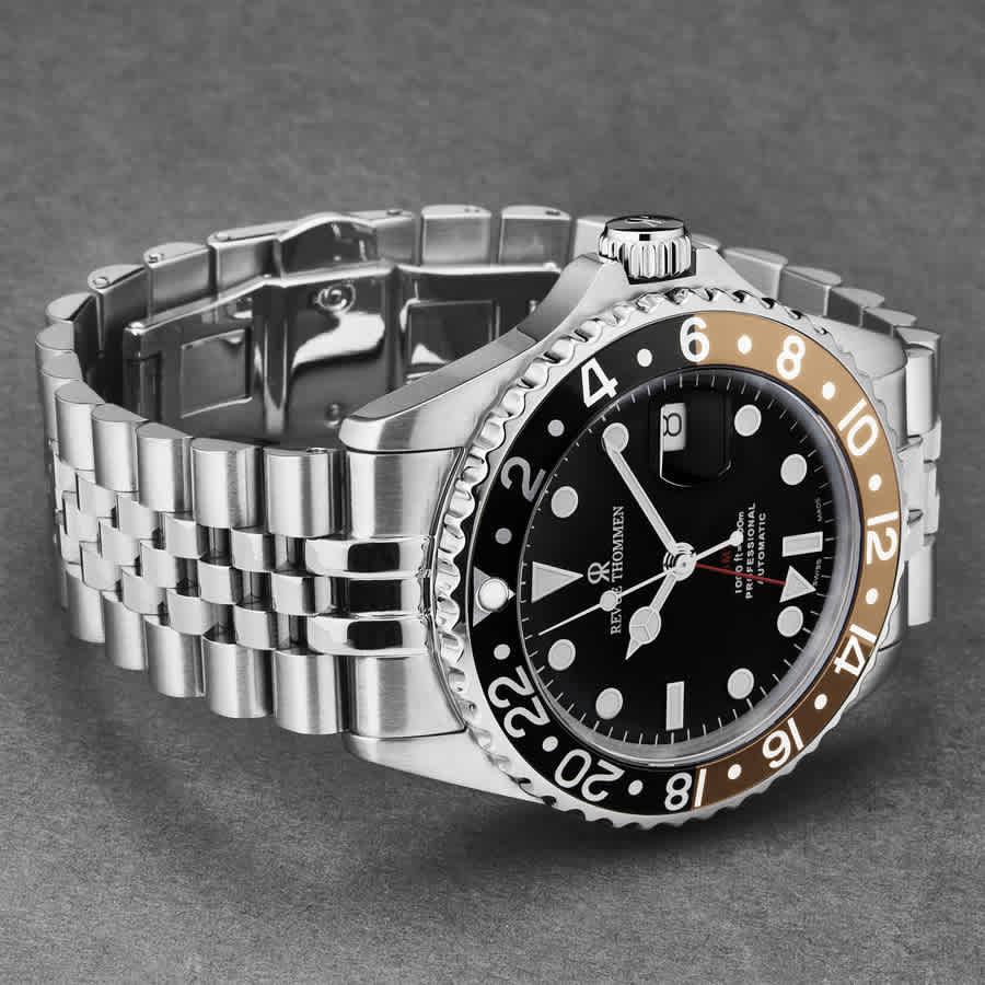 Revue Thommen Diver GMT Automatic Black Dial Mens Watch 17572.2232商品第2张图片规格展示