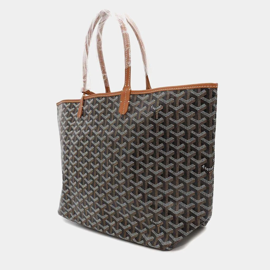 商品Goyard|Goyard Black PVC Leather Saint Louis PM Tote Bag,价格¥22683,第2张图片详细描述