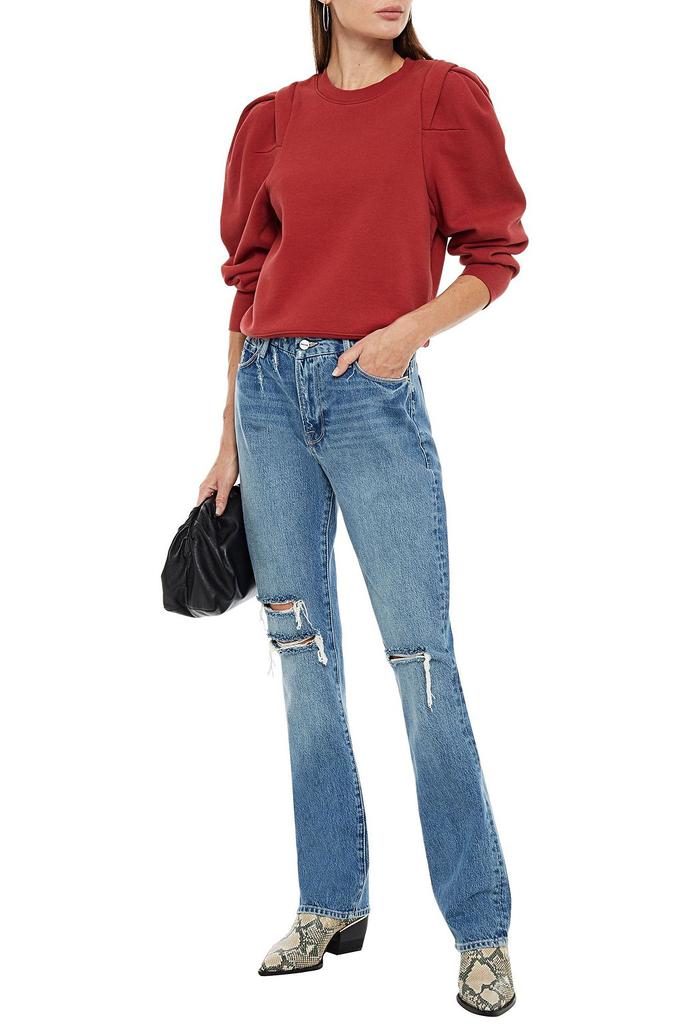 Le Mini Boot-Cut distressed mid-rise bootcut jeans商品第2张图片规格展示