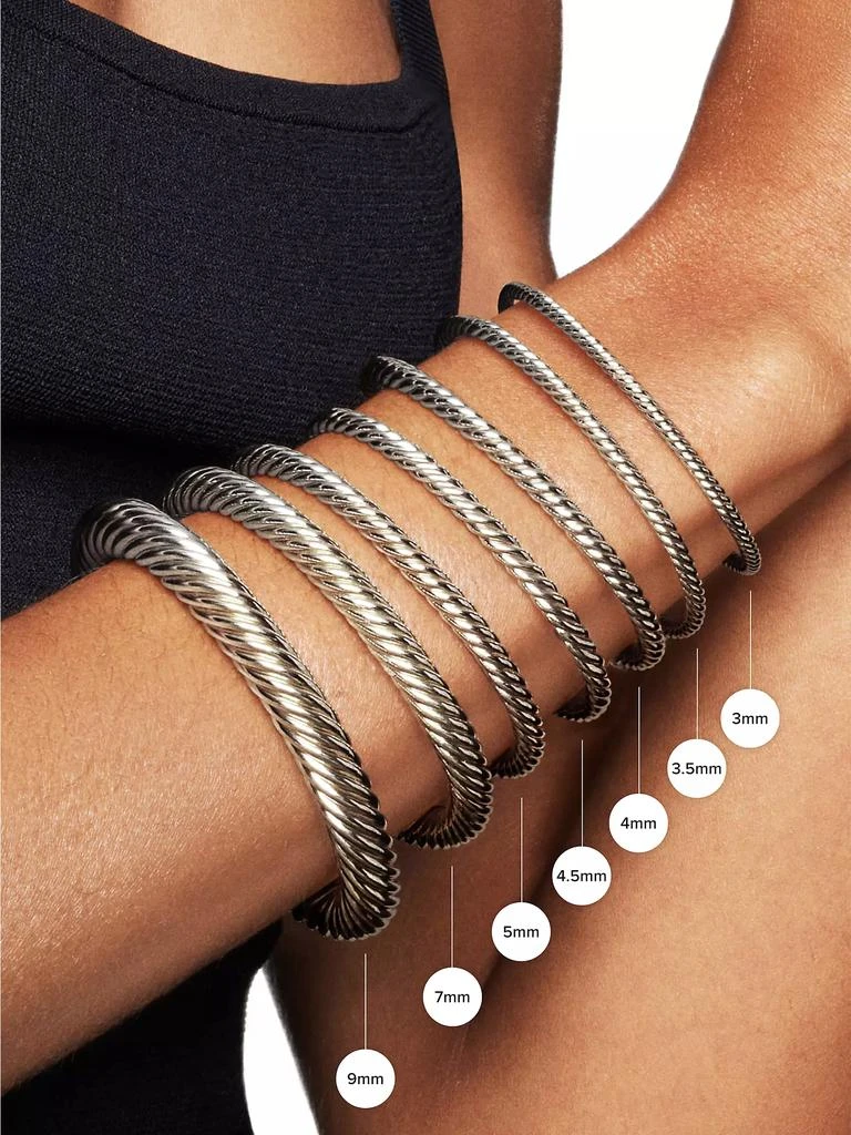 Cable Classics Color Bracelet with Pavé Diamonds 商品