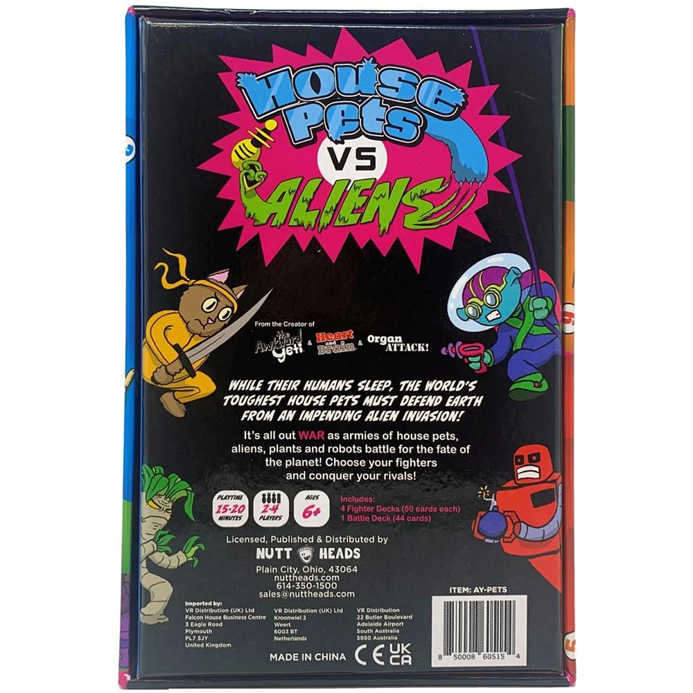 商品Nutt Heads|The Awkward Yeti Presents House Pets vs Aliens Set, 5 Piece,价格¥112,第3张图片详细描述