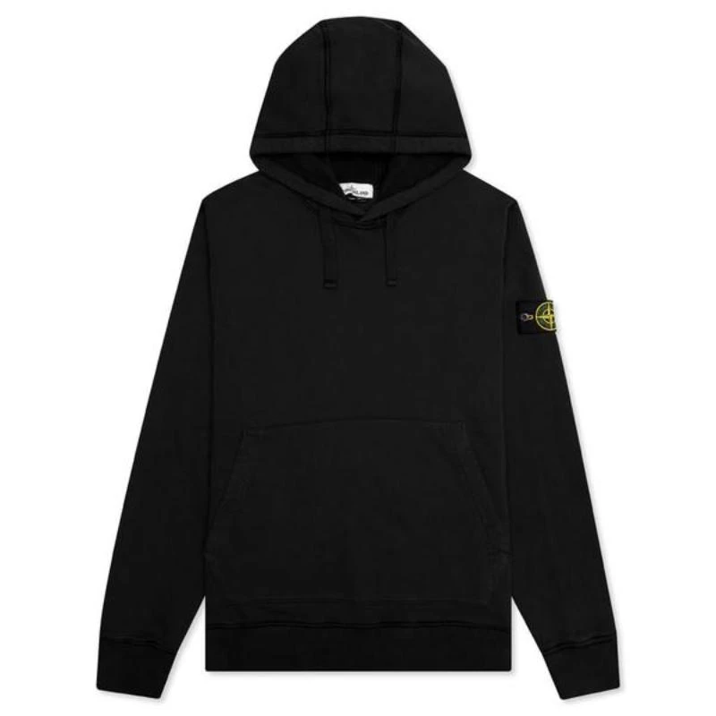 商品Stone Island|STONE ISLAND 黑色男士卫衣/帽衫 MO751564120-V0029,价格¥2114,第1张图片