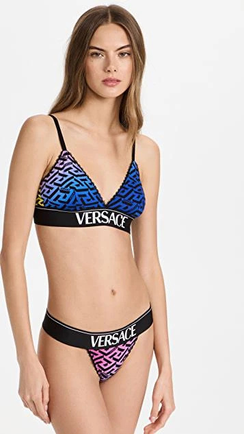 商品Versace|平纹针织丁字裤,价格¥284,第4张图片详细描述