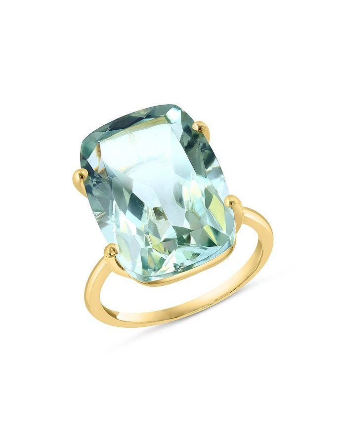 商品Bloomingdale's|Prasiolite Statement Ring in 14K Yellow Gold,价格¥8552,第1张图片详细描述