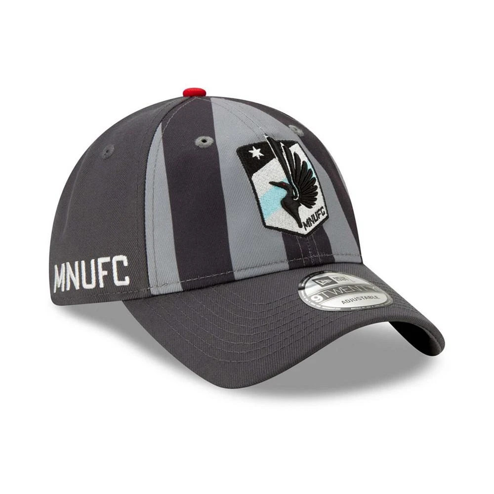 商品New Era|Men's  Gray Minnesota United FC Home Jersey Hook 9TWENTY Adjustable Hat,价格¥240,第3张图片详细描述