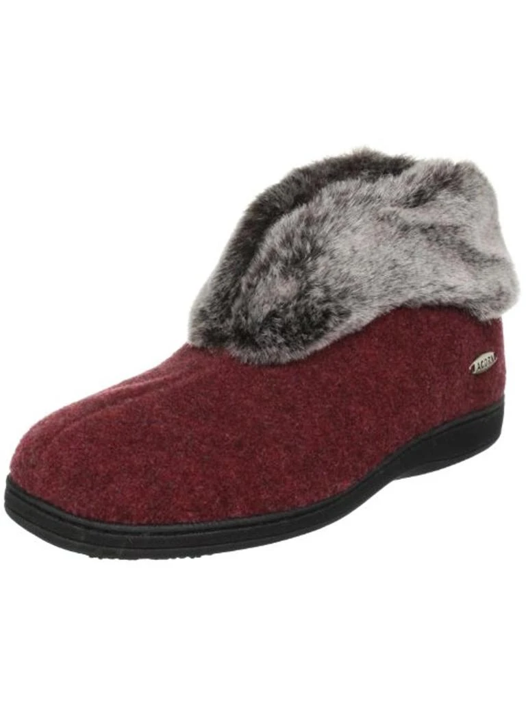 商品Acorn|Chinchilla Womens Casual Faux Fur Booties,价格¥181,第1张图片