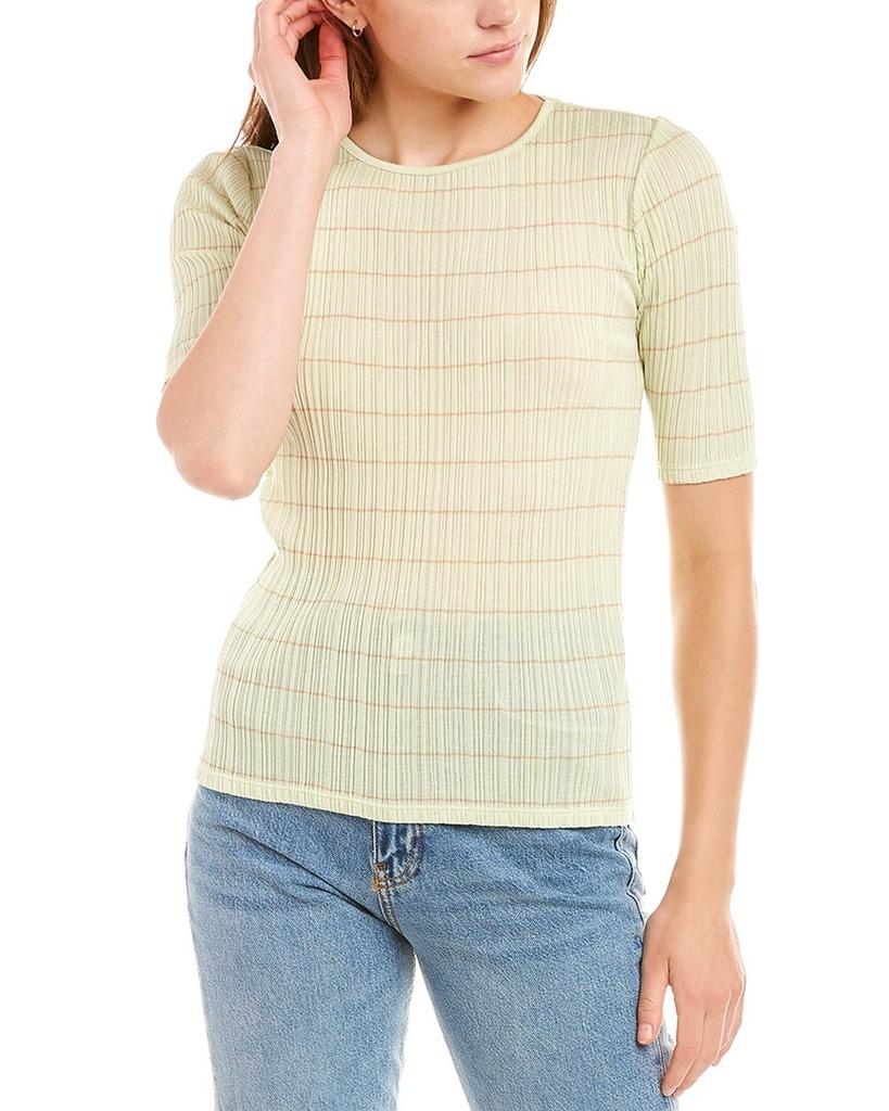 Vince Elbow-Sleeve T-Shirt商品第1张图片规格展示