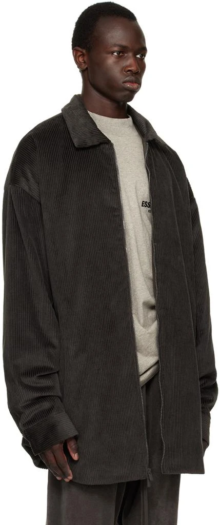 商品Essentials|Gray Shirttail Jacket,价格¥1135,第2张图片详细描述