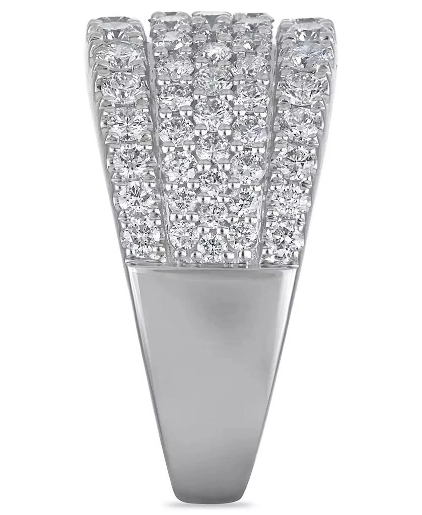 商品Macy's|Diamond 5-Row Pave Band Ring (2 ct. t.w.) in 14k White Gold,价格¥44083,第4张图片详细描述