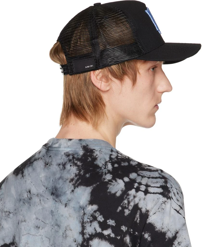 商品AMIRI|Black Embroidered Cap,价格¥2890,第3张图片详细描述