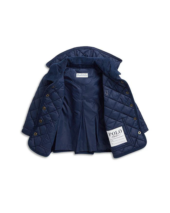 商品Ralph Lauren|Girls' Quilted Barn Jacket - Baby,价格¥301,第4张图片详细描述