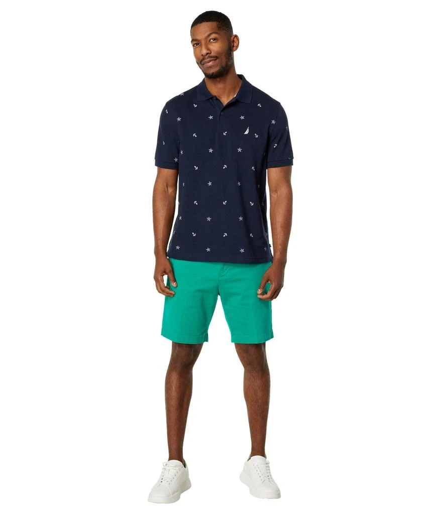 商品Nautica|Classic Fit Printed Performance Deck Polo,价格¥268,第4张图片详细描述