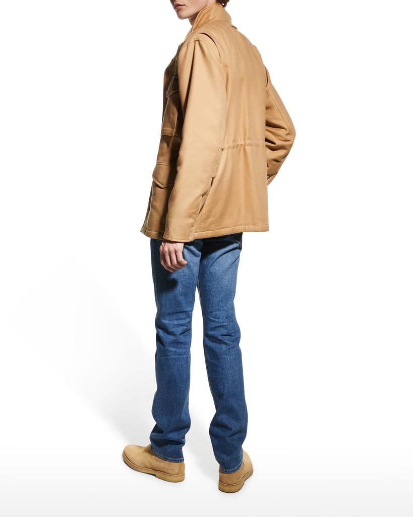 Men's Cotton Canvas Field Jacket商品第5张图片规格展示