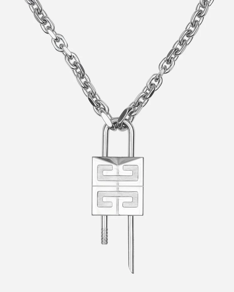 商品Givenchy|Lock Necklace Silver,价格¥3428,第3张图片详细描述