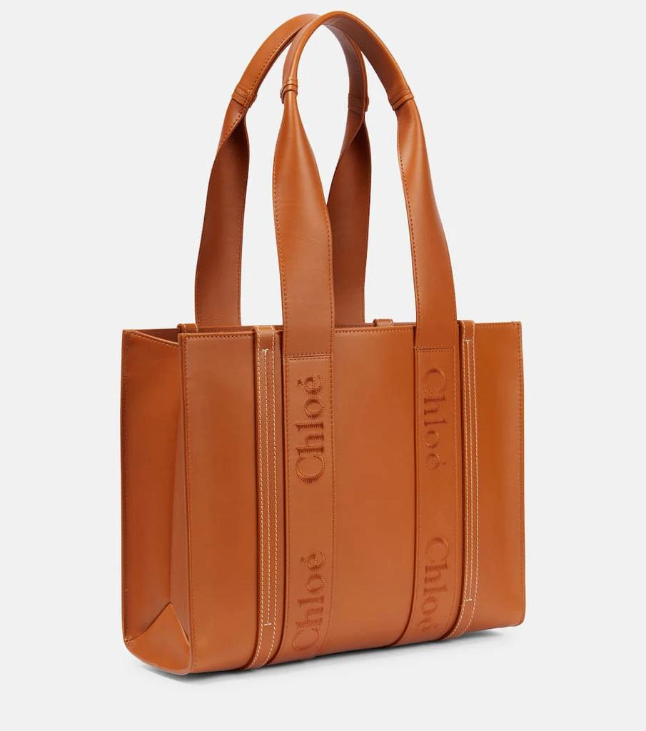 商品Chloé|Woody Medium leather tote bag,价格¥13498,第4张图片详细描述