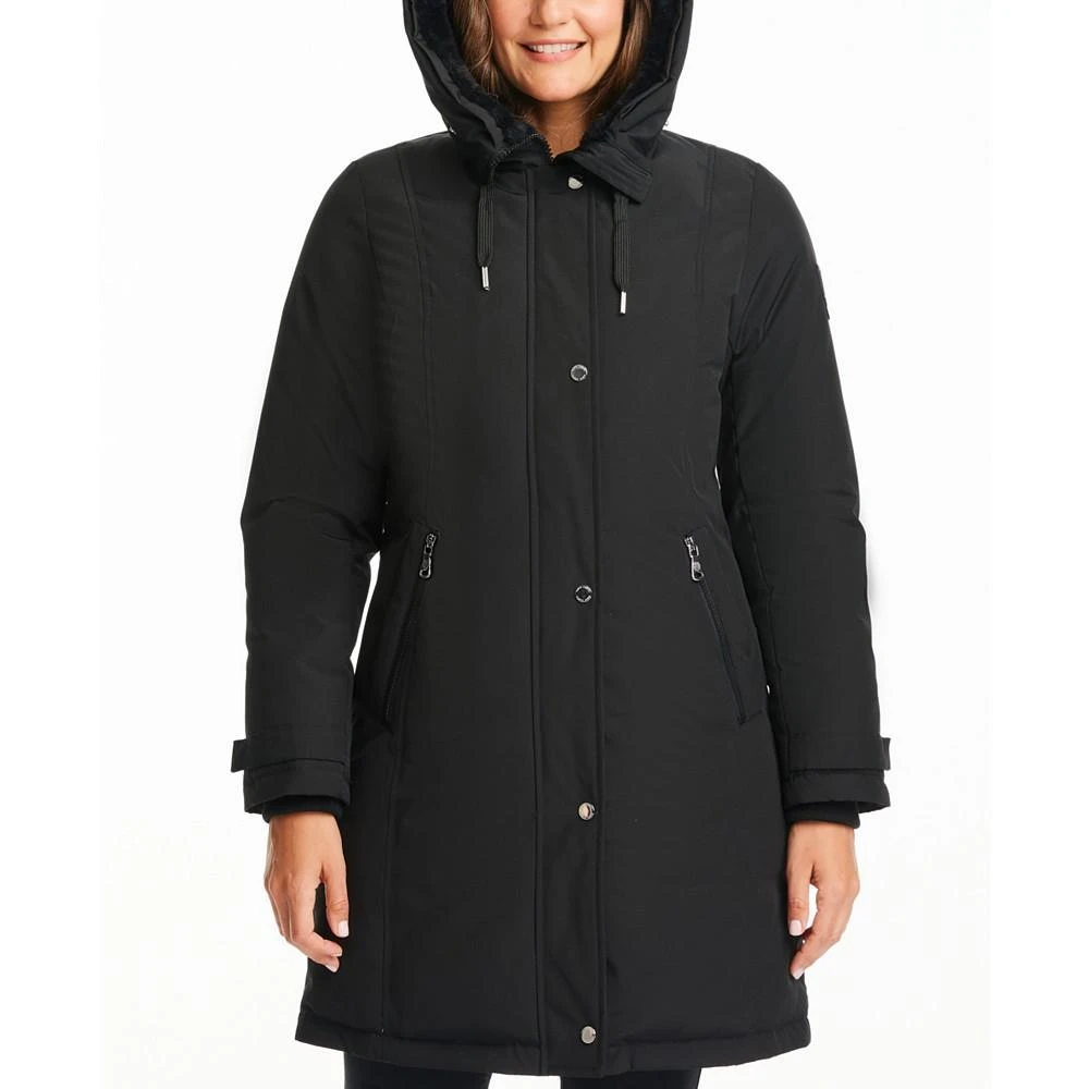 商品Vince Camuto|Women's Faux-Fur-Trim Hooded Parka,价格¥1706,第4张图片详细描述