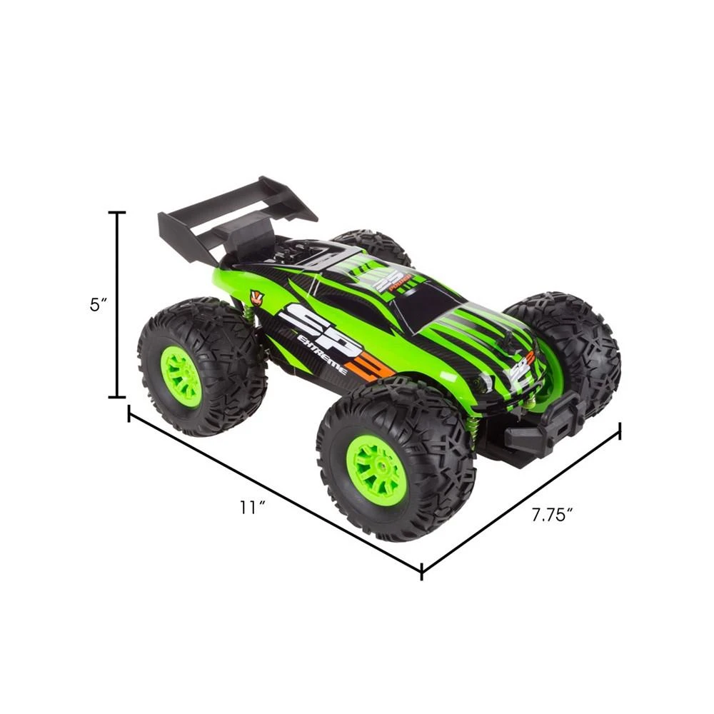 商品Trademark Global|Hey Play Remote Control Monster Truck - Off-Road Rugged Toy Vehicle With Spring Suspension Oversized Wheels For Kids,价格¥449,第2张图片详细描述