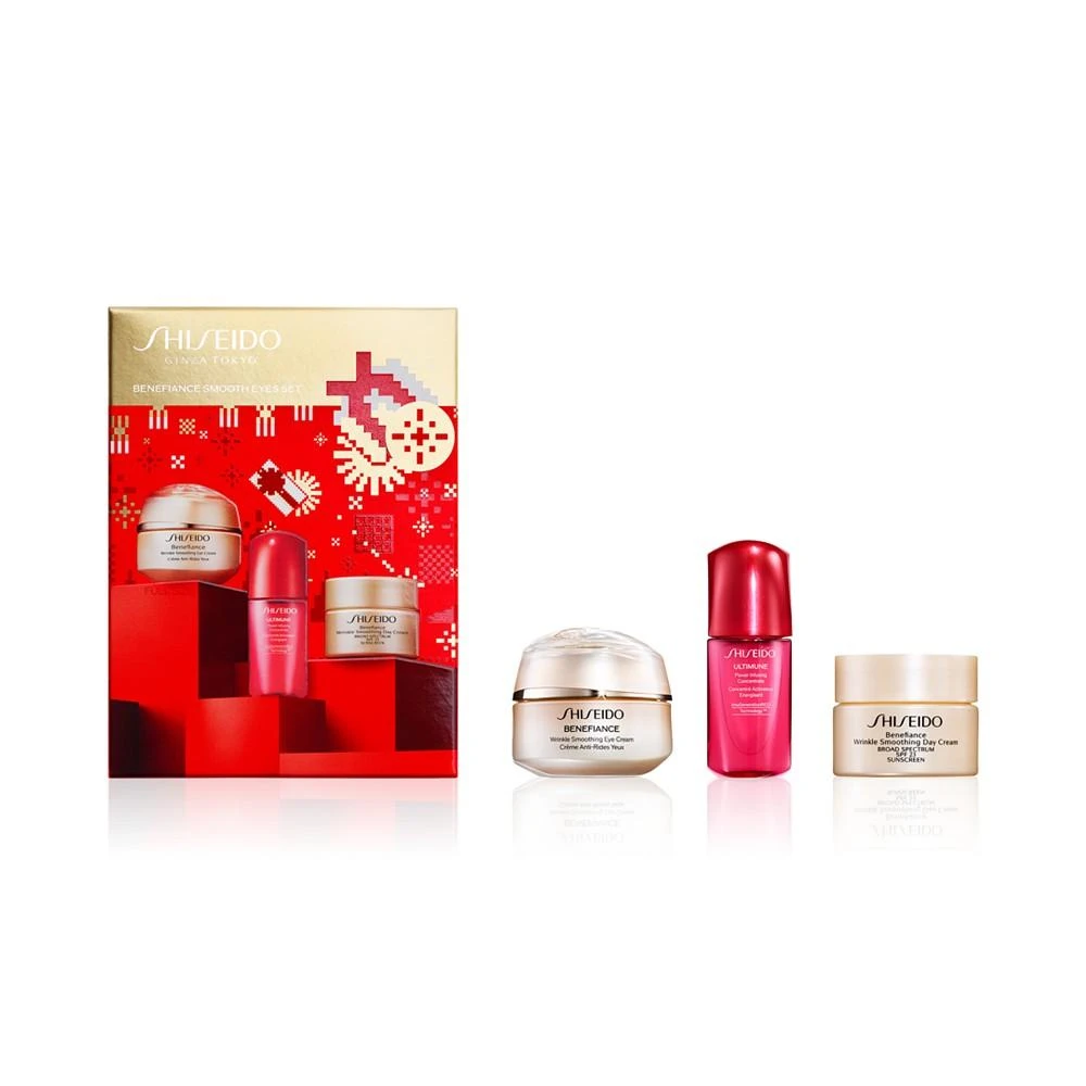 商品Shiseido|3-Pc. Benefiance Smooth Eyes Skincare Set,价格¥476,第1张图片
