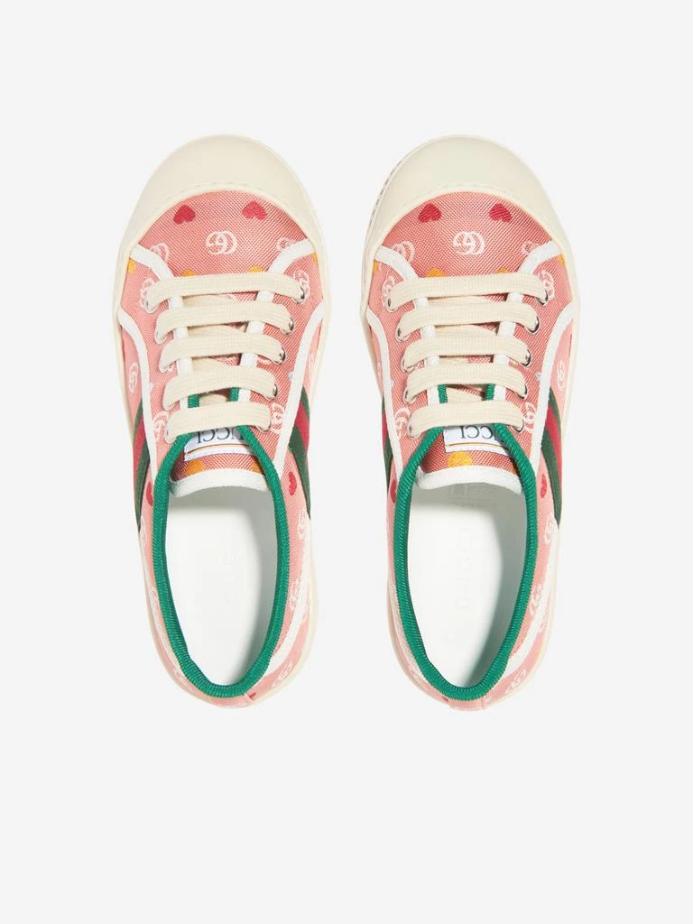 商品Gucci|Girls GG Tennis Trainers in Pink,价格¥3172,第3张图片详细描述