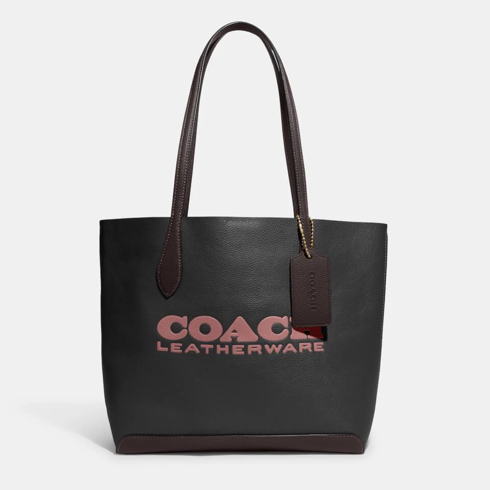 商品Coach|Coach Women's Colourblock Leather Kia Tote Bag - Black Multi,价格¥1303,第1张图片