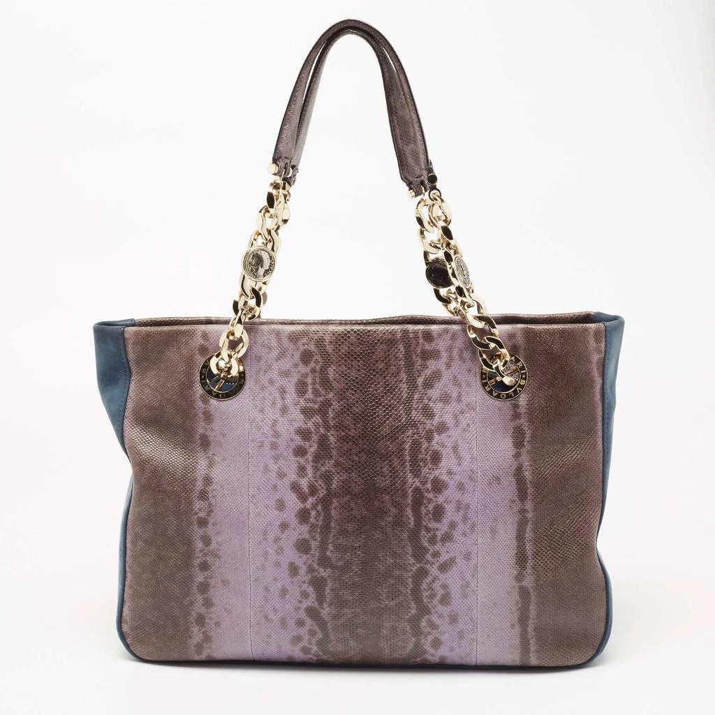 商品[二手商品] BVLGARI|Bvlgari Multicolor Karung Shopper Tote,价格¥3759,第4张图片详细描述