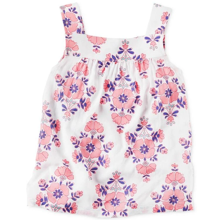 商品Carter's|Floral-Print Tank Top, Little Girls (2-6X),价格¥43,第2张图片详细描述