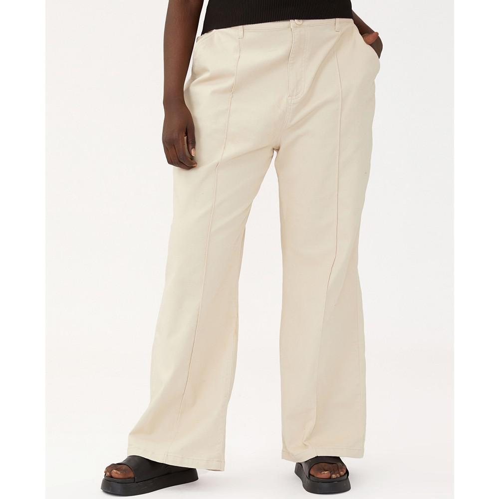商品Cotton On|Trendy Plus Size Carter Wide Leg Pants,价格¥445,第1张图片
