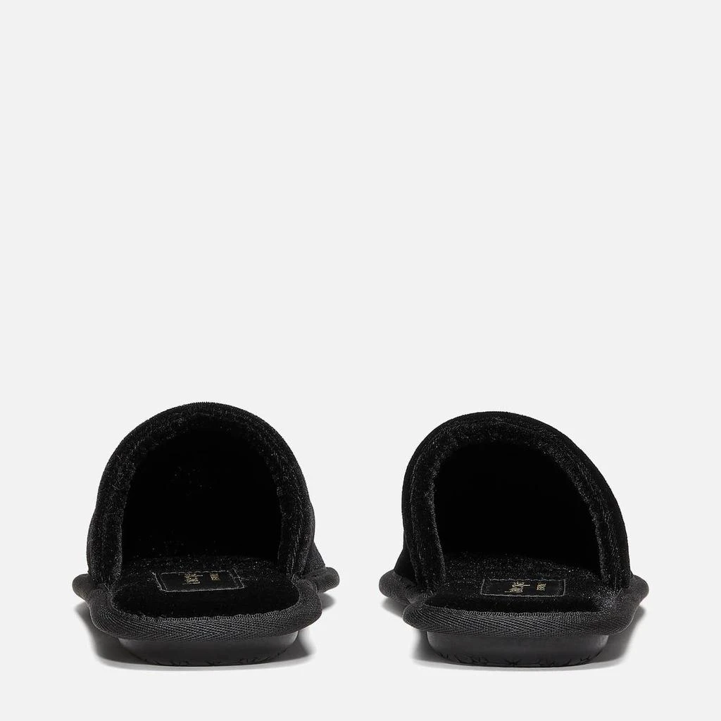 商品Kate Spade|Kate Spade New York Women's Hoo Hoo Velvet Slippers - Black,价格¥372,第4张图片详细描述