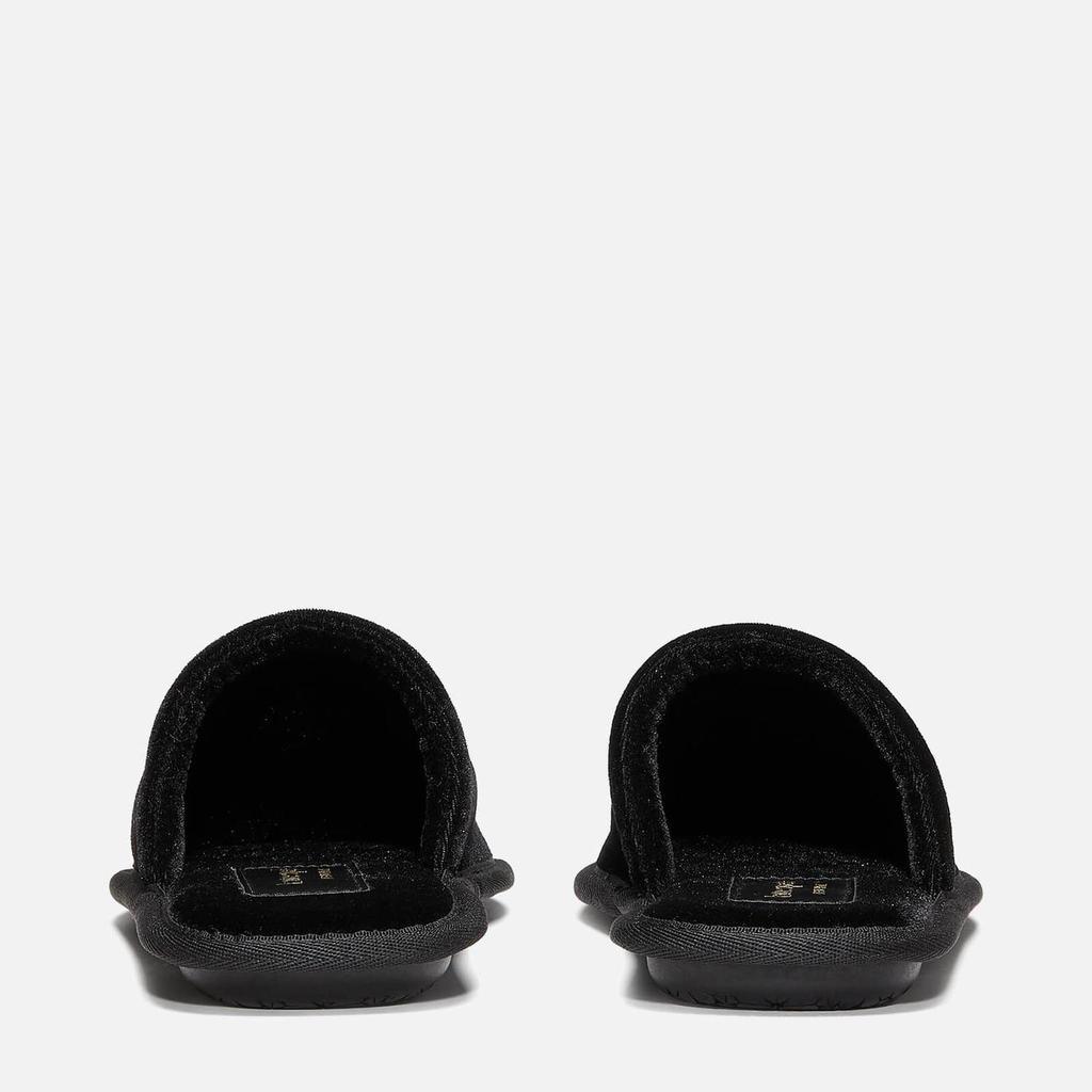 商品Kate Spade|Kate Spade New York Women's Hoo Hoo Velvet Slippers - Black,价格¥314,第6张图片详细描述