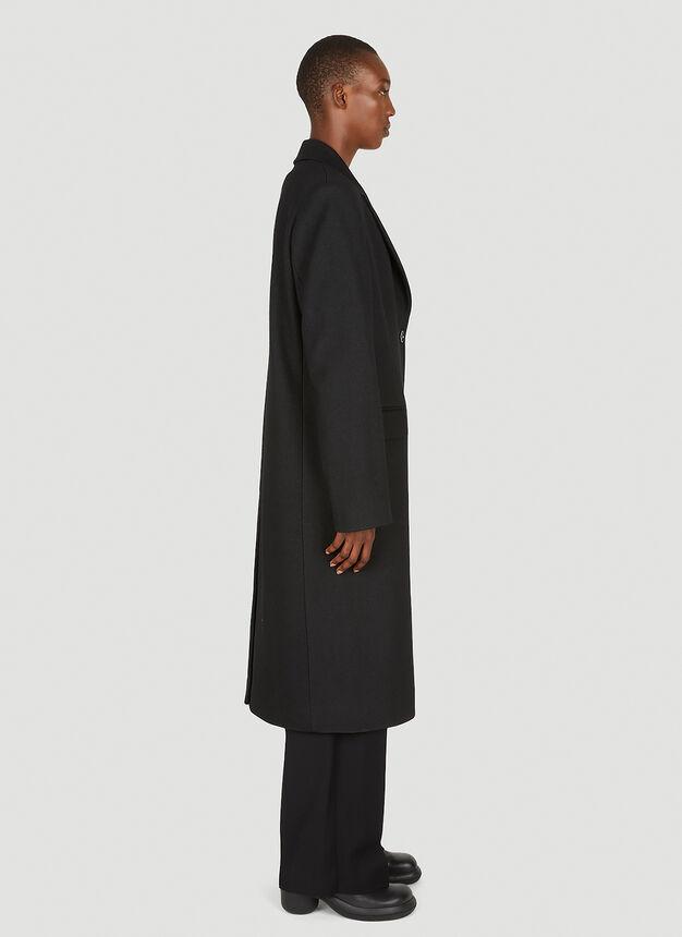 Single Breasted Coat in Black商品第3张图片规格展示
