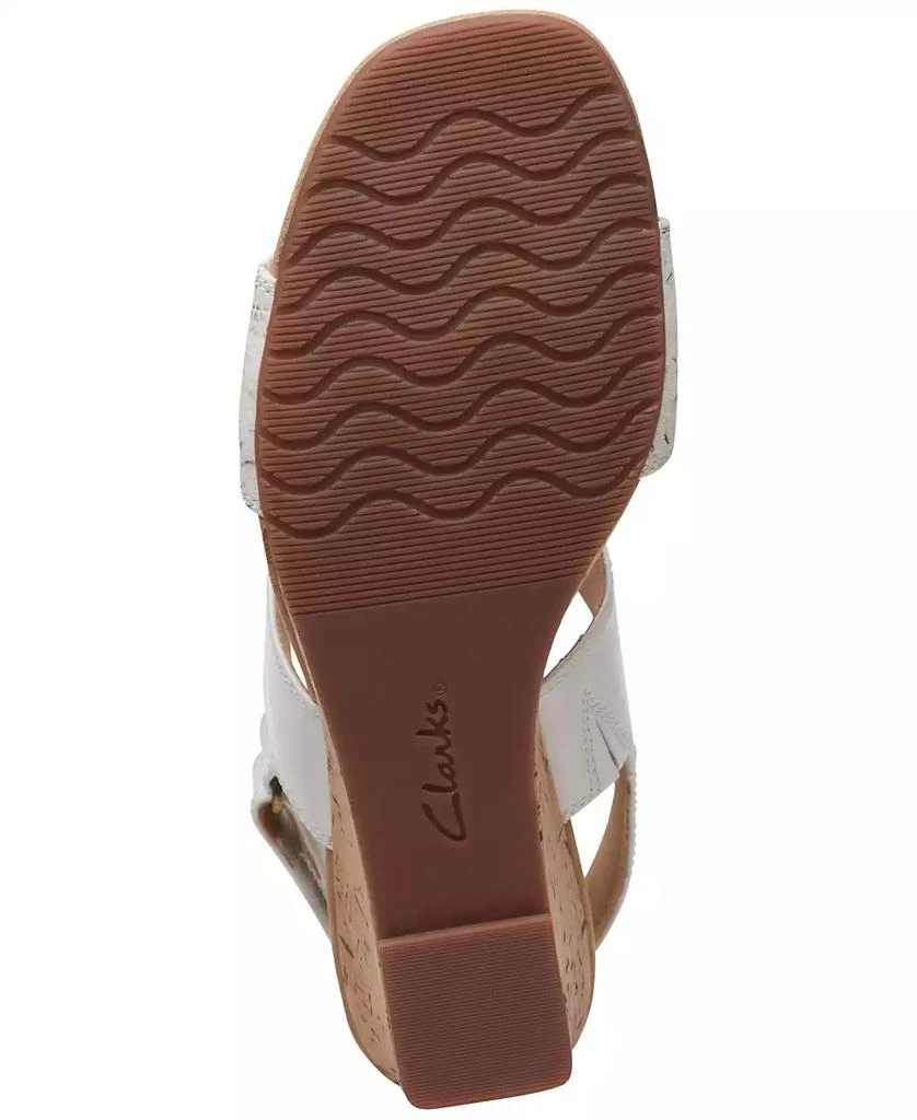 商品Clarks|Women's Kyarra Faye Slingback Wedge Sandals,价格¥305,第5张图片详细描述