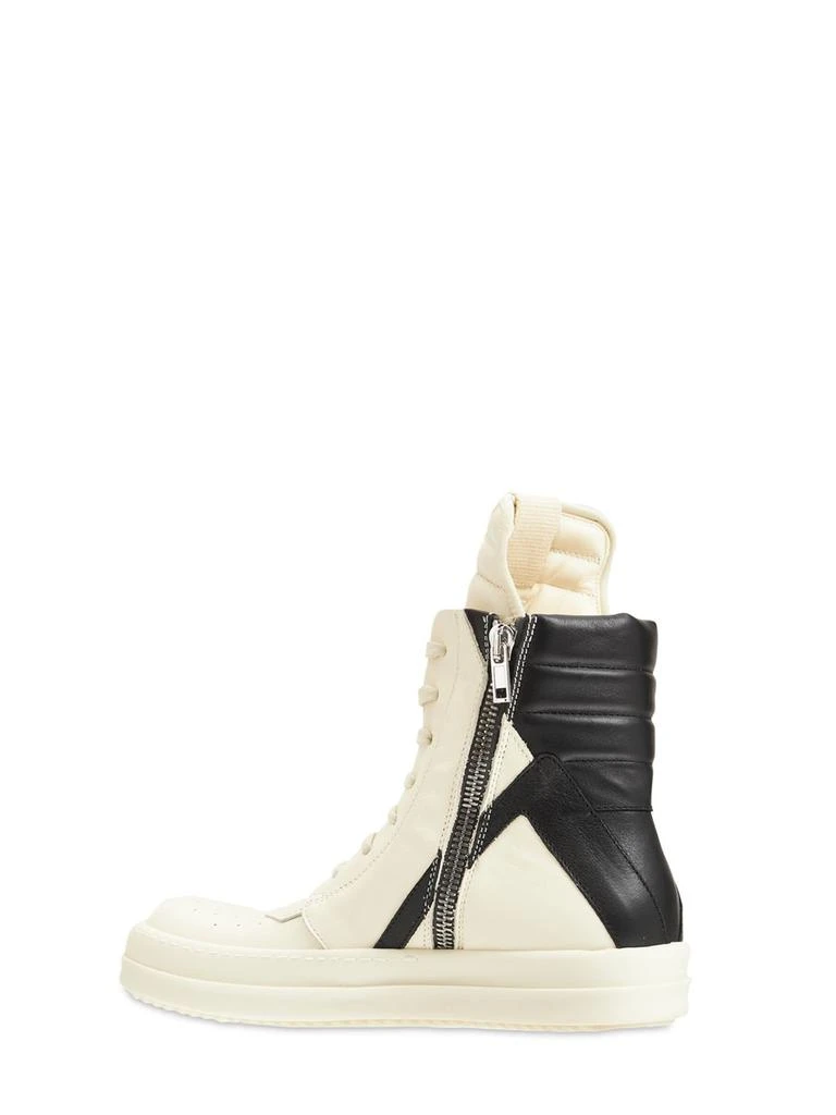 商品Rick Owens|儿童Geobasket 皮革高帮运动鞋,价格¥2554,第3张图片详细描述