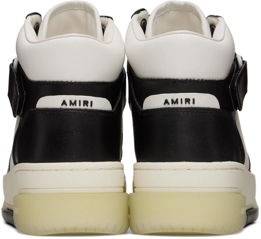 商品AMIRI|Black & White Stadium Mid Sneakers,价格¥2122,第2张图片详细描述