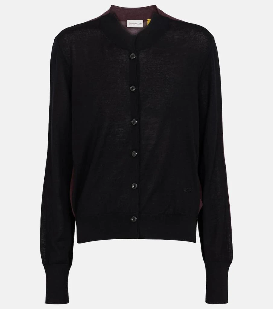 商品Moncler|2 Moncler 1952 cashmere and cotton-blend cardigan,价格¥5671,第1张图片
