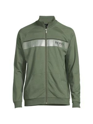 商品Hugo Boss|Stand-Collar Zip-Up Logo Jacket,价格¥263,第3张图片详细描述