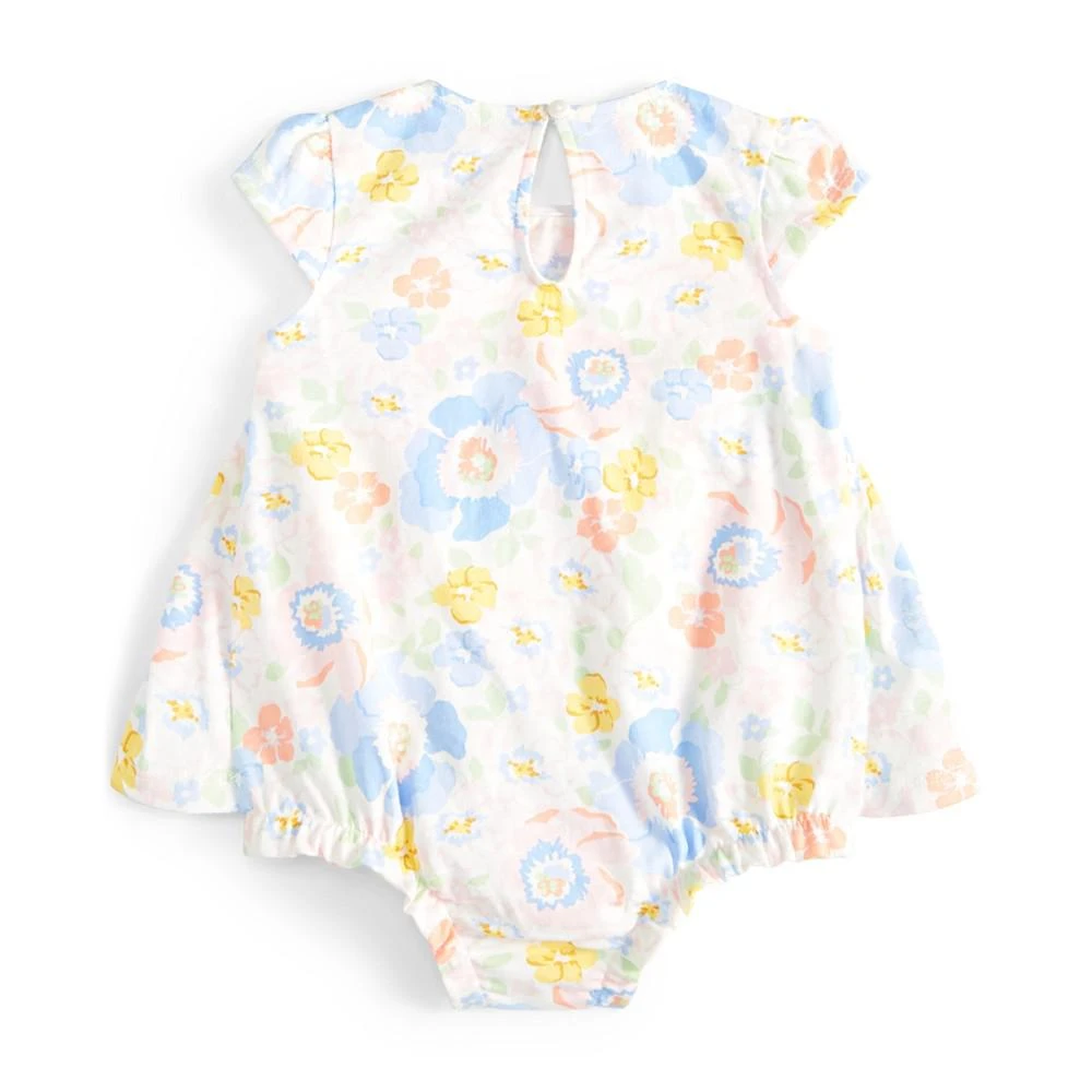 商品First Impressions|Baby Girls Lilian Floral-Print Skirted Sunsuit, Created for Macy's,价格¥111,第2张图片详细描述