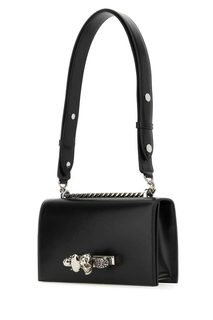 商品Alexander McQueen|Alexander McQueen Jewelled Foldover-Top Shoulder Bag,价格¥10441,第3张图片详细描述