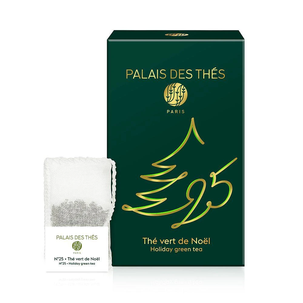 商品Palais des Thés|Holiday Green N°25 Tea Bags,价格¥120,第1张图片详细描述