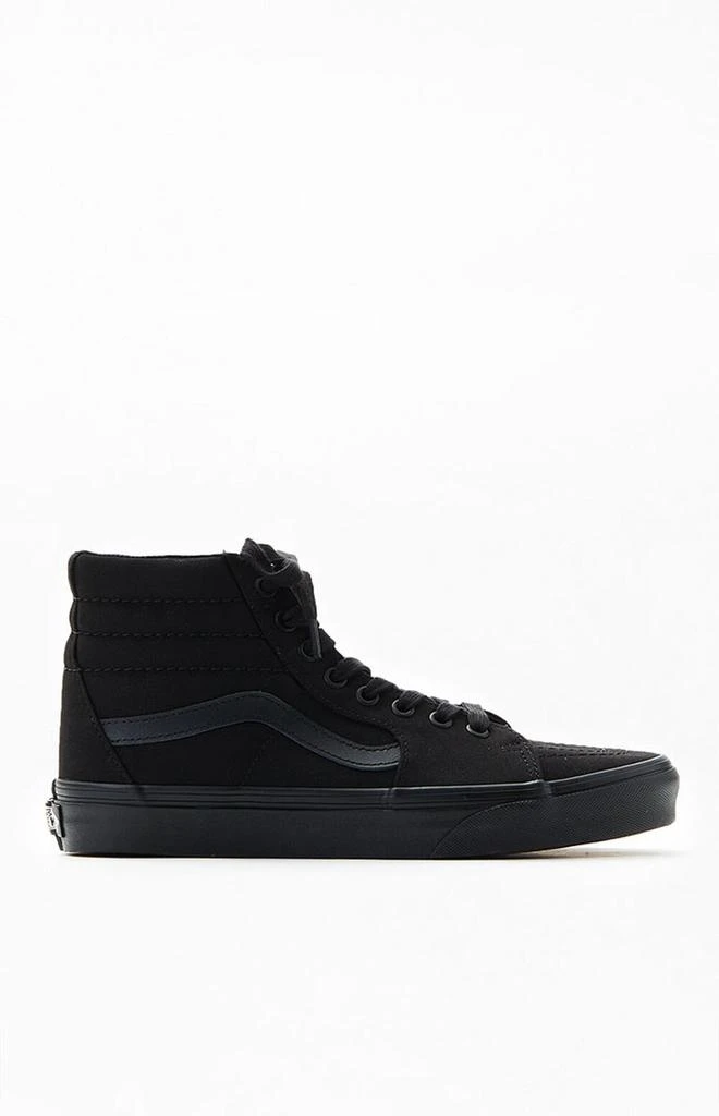 商品Vans|Sk8-Hi Black Canvas Shoes,价格¥432,第1张图片