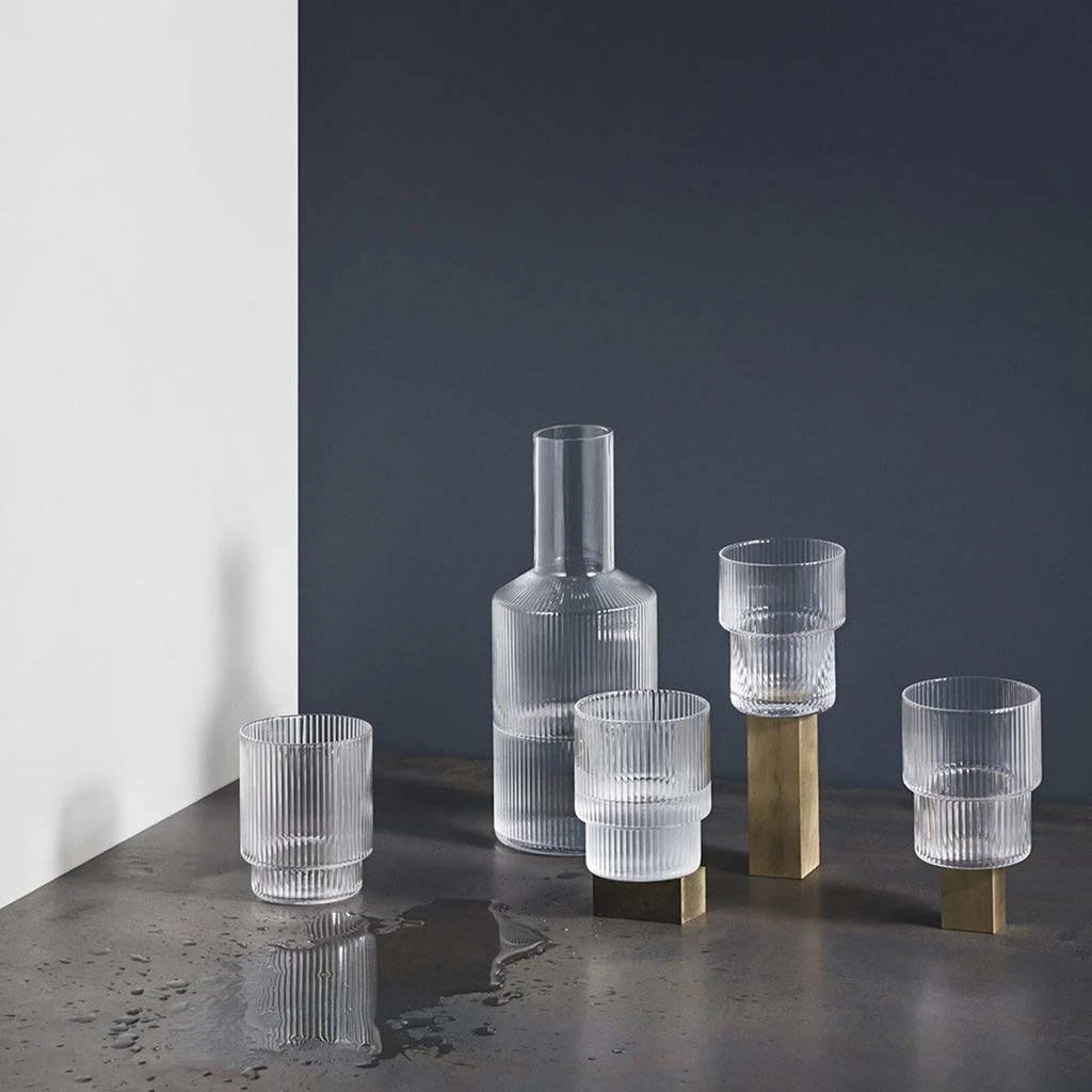 商品Ferm Living|Ripple Glass (Set of 4),价格¥285,第4张图片详细描述